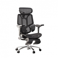 Офисное кресло с подставкой для ног Xiaomi HBADA Ergonomic Computer Chair E3 Pro 3.0 Version 2023 Black