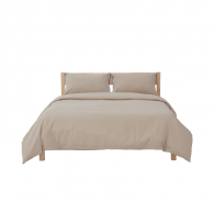 Постельное белье из хлопка и льна Xiaomi 8H Natural Linen Cotton Set J6 1.8m Light Beige