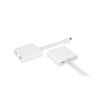 Адаптер Переходник Xiaomi с Type-C на HDMI и USB (ZJQ01TM) White