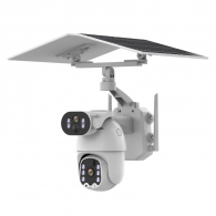 IP-камера на солнечных батареях YouSmart Dual Lens Solar Wireless PTZ Security Camera 4G White (Q5MAX)