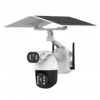 IP-камера на солнечных батареях YouSmart Dual Lens Solar Wireless PTZ Security Camera 4G White/Black  (Q5MAX)
