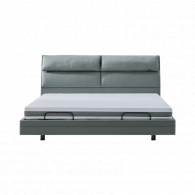 Умная двуспальная кровать Xiaomi 8H Feel Intelligent Leather Suspended Electric Bed X+ 1.8m Gray (умное основание DT7 и латексный матрас RM)