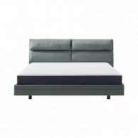 Умная двуспальная кровать Xiaomi 8H Feel Intelligent Leather Suspended Electric Bed X+ 1.8m Gray (умное основание DT7 и ортопедический матрас TZ)