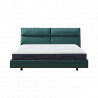 Умная двуспальная кровать Xiaomi 8H Feel Intelligent Leather Suspended Electric Bed X+ 1.8m Green (умное основание DT7 и ортопедический матрас TZ)