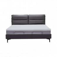 Умная двуспальная кровать Xiaomi 8H Milan Smart Leather Electric Bed S-Pro 1.8 m Star Gray  (умное основание DT4 Pro и ортопедический матрас TR)