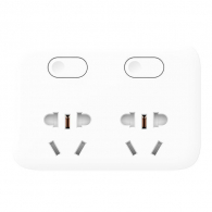 Настенный адаптер 2 розетки Xiaomi Power Strip 2 White (MJZHQ2-02QM)
