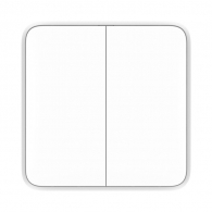 Умный беспроводной выключатель Xiaomi Wireless Switch Double Button Version (XMWXKG01YL)