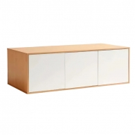 Антресоль для шкафа Xiaomi Linsy Three-Door Top Cabinet 1200 mm Wood/White (LH171D5-A)