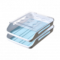 Контейнер для хранения яиц Xiaomi Have Fantastic Home TPR Rolling Egg Storage Box Blue 2 шт.