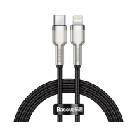 Кабель Baseus Cafule Series Metal Data Cable Type-C to iP PD20W Fast Charge 1m Black (CATLJK-A01)