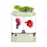 Аквариум Xiaomi Geometry Mini Lazy Fish Tank Pro 1.5L Green (C300)