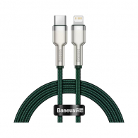 Кабель Baseus Cafule Series Metal Data Cable Type-C to iP PD20W Fast Charge 1m Green (CATLJK-A06)