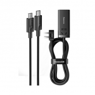 Сетевое зарядное устройство Baseus GaN3 Pro Desktop Powerstrip AC+2U+2C 65W CN Black (CCGAN65-1ACC)