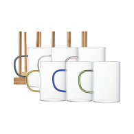 Набор стеклянных кружек Pinztea Six Color Glass Set