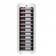 Винный шкаф с постоянной температурой и воздушным охлаждением Vinocave Wine Cabinet With Constant Temperature 34 bottles White (JC-108A)