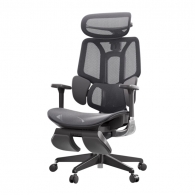 Офисное кресло с подставкой для ног Xiaomi HBADA Ergonomic Computer Chair E3 AIR Black (E301BVE)