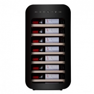 Винный шкаф с постоянной температурой и воздушным охлаждением Vinocave Wine Cabinet With Constant Temperature 22 bottles Black (JC-76A)
