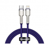 Кабель Baseus Cafule Series Metal Data Cable Type-C to iP PD20W Fast Charge 1m Purple (CATLJK-A05)
