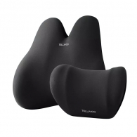 Комплект ортопедических подушек для шеи и поясницы Xiaomi Tellwoo Car Headrest Lumbar Support Set Black