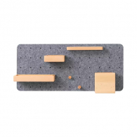 Настенный держатель Xiaomi Have Fantastic Home Wall Felt Pergboard Shelf Gray Large