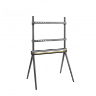 Напольная подставка для телевизора с подсветкой Brateck Scandinavian Easel Studio TV Floor Stand RGB Light Space Grey (FS29-46F-02L)