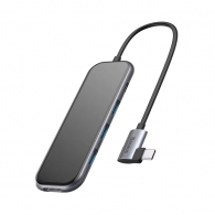 Адаптер-хаб Baseus Multi-functional HUB Type-C to 3xUSB3.0+HD4K+PD Deep Gray (UCN3277)