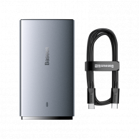 Ультратонкое сетевое зарядное устройство Baseus GaN5 Pro Ultra-Slim Fast Charger C+U 65W CN Gray (CCGAVN160CC)