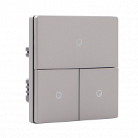 Умный настенный выключатель Xiaomi Ptxzn PTX Smart Switch A6 Gray (тройной с нулевой линией)