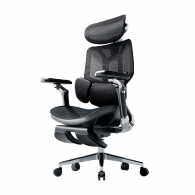 Офисное кресло с подставкой для ног Xiaomi HBADA Ergonomic Computer Chair E3 Ultra 4.0 Version 2025 Black (E301BHC)