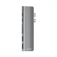 Многофункциональная док-станция Xiaomi HAGiBiS Type-C Docking Station Silver