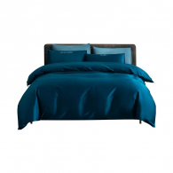 Постельное белье из хлопка Xiaomi Deep Sleep Luxury Sateen Kits 1.5m Dark Blue