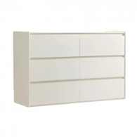 Комод Xiaomi Linsy Cabinet With Six Drawers 119.3 сm White  (OY6E-B)