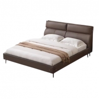 Двуспальная кровать Xiaomi Linsy Leather Bedwithout Storage Bed 1.8 m Brown (TPC098-A) (без матраса)