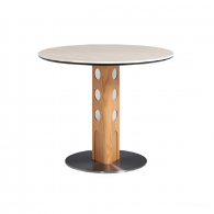 Круглый обеденный стол со столешницей из керамогранита Xiaomi Linsy Round Dining Table 0.9 m (VN3R-A)