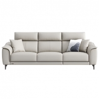 Диван на 3 места Xiaomi Linsy Simple Ecological Leather Sofa Grey 2540  mm (TBS197-A )