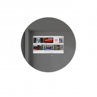 Умное зеркало с сенсорным экраном и Алисой YouSmart Round Smart Touch Screen Mirror 550mm (3007-LС-55-A)