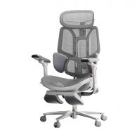 Офисное кресло с подставкой для ног Xiaomi HBADA Ergonomic Computer Chair E3 Pro 4.0 Version 2024 White (E301WPF)