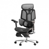 Офисное кресло с подставкой для ног Xiaomi HBADA Ergonomic Computer Chair E3 Pro 4.0 Version 2024 Black (E301BPE)