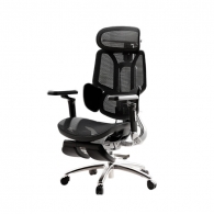 Офисное кресло с подставкой для ног Xiaomi HBADA Ergonomic Computer Chair E3 Ultra Black (E301BHB)