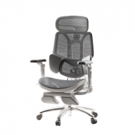 Офисное кресло с подставкой для ног Xiaomi HBADA Ergonomic Computer Chair E3 Ultra White (E301WHB)