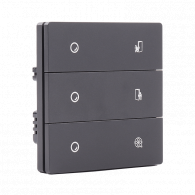 Умный настенный выключатель Xiaomi Ptxzn Smart Switch A6 Black  (шестиклавишный с нулевой линией)