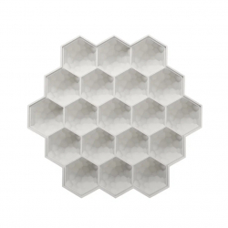 Силиконовая форма для льда Jordan Judy Ice Mold Honeycomb Gray 19 ячеек (CD033)