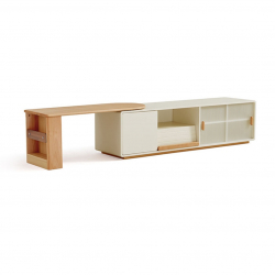 Тумба под телевизор Xiaomi Linsy Extendable TV Stand 243 см Wood/White (UD1M-A)