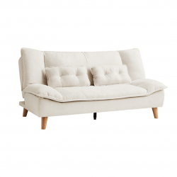 Диван-кровать Xiaomi Linsy Folding Sofa Bed Breathable Cotton And Linen Material 1820 mm Milky White (G024-A)