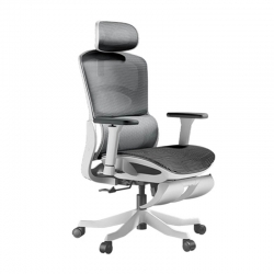 Офисное кресло с подставкой для ног Xiaomi HBADA Ergonomic Computer Chair P2 Pro Сreamy White (E216WVC)