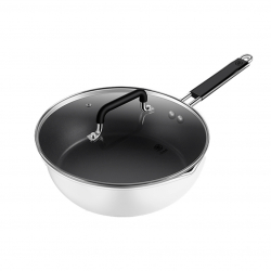 Сотейник Xiaomi Zhiwu Cook Flat Bottom Frying Pan White (GJC03CM)|stripslashes