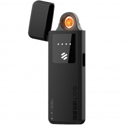 Электронная USB зажигалка ветрозащитная беспламенная Xiaomi Beebest Ultra-thin Charging Lighter Black (L101S)