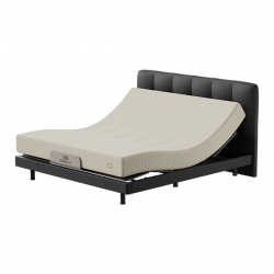Умная двуспальная кровать Xiaomi 8H Steady Leather Smart Electric Bed 1.8 m Black Obsidian DT-P1 (без матраса)