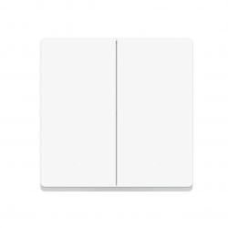 Умный выключатель двухклавишный Xiaomi Smart Switch White (XMS01BXS)