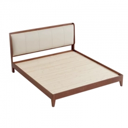 Двуспальная кровать Xiaomi Linsy Bed With A Wooden Base 1.5 m Walnut/White (LH055A7-B)